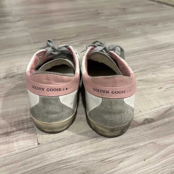 Golden Goose Superstar Distressed Lace Up Trainers - Picture 7 of 7